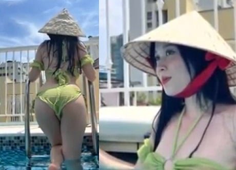 Clip 18+ Cao Thanh Tuyền cuồng nhiệt bên bể bơi nóng bỏng